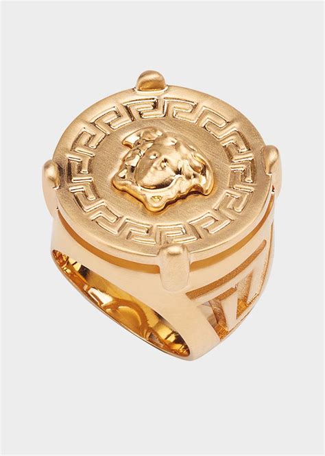 anillo hombre versace|VERSACE.